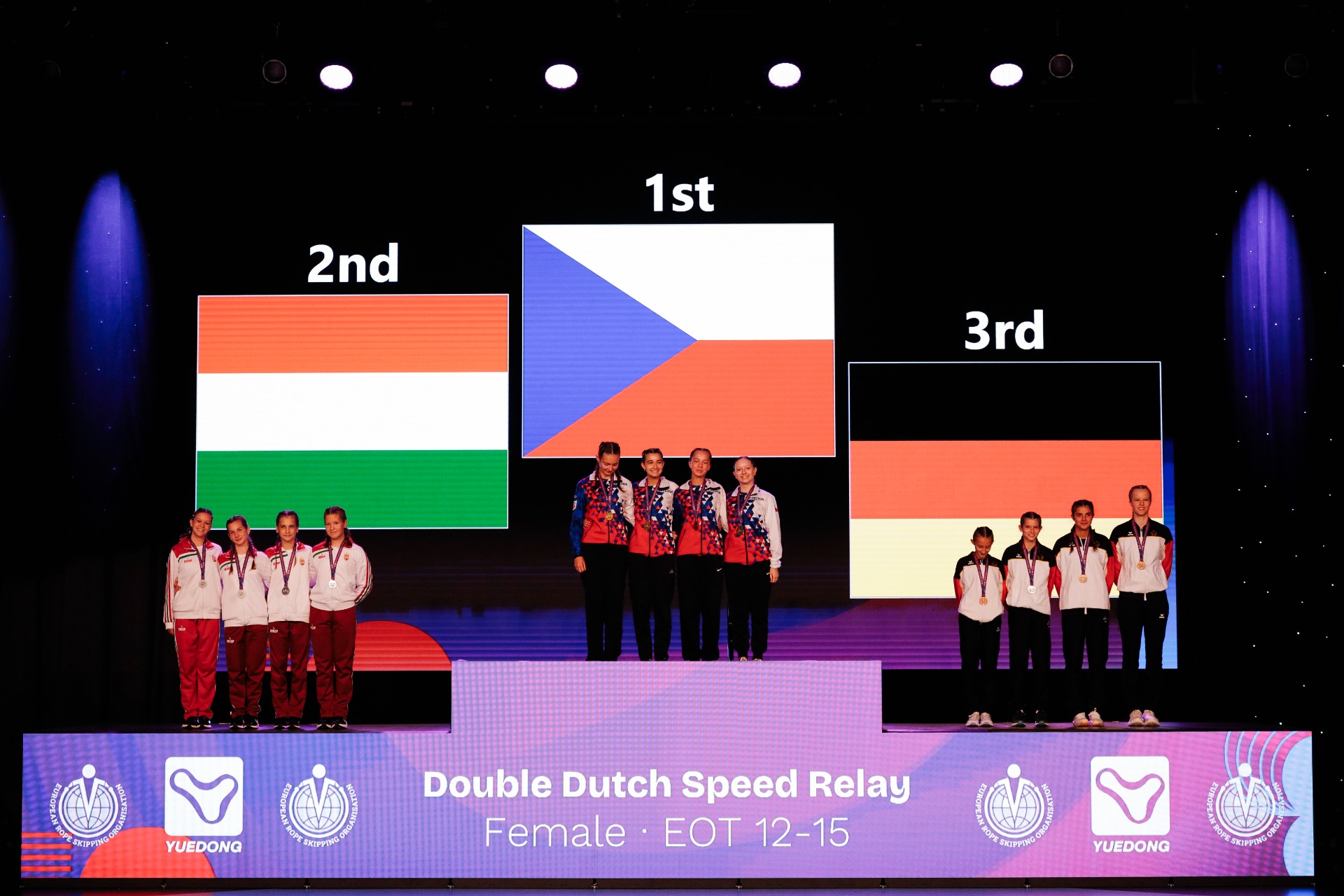 Rebeka Červená, Ema Slobodníková, Johana Mládková, Erika Volná